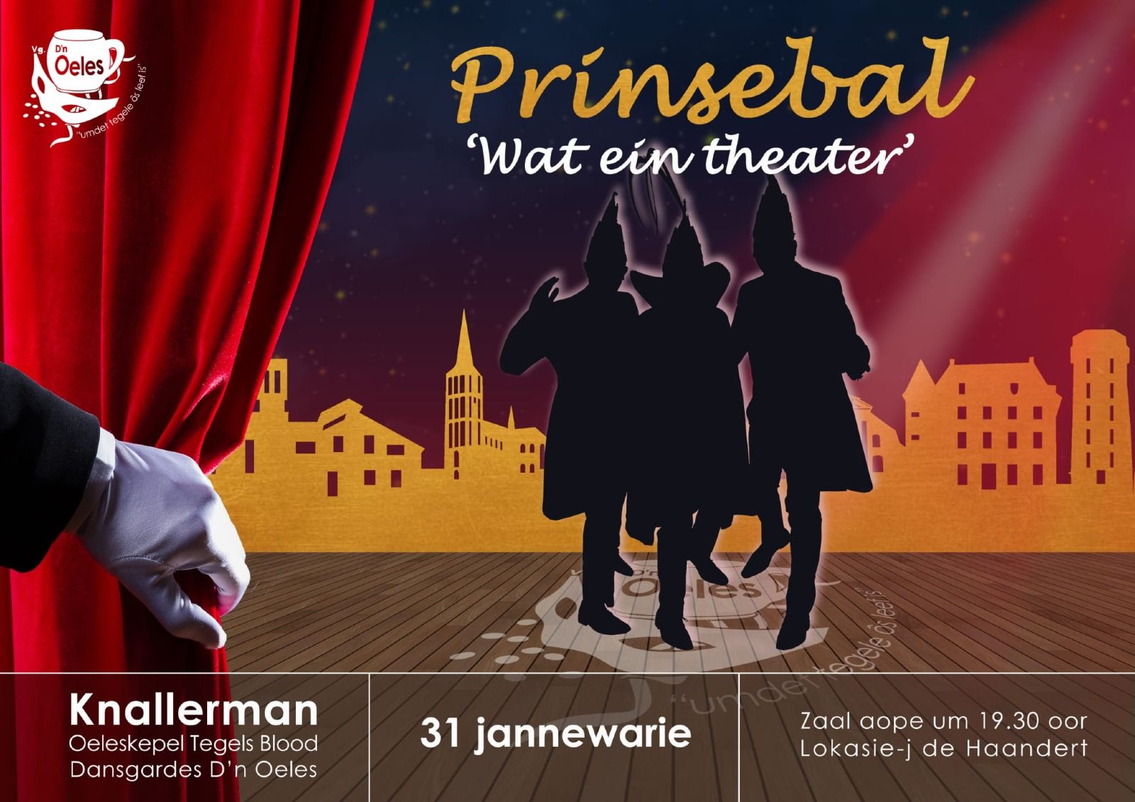 Entree-j Oeles Prinsebal [zaoterdaag 31 jannewarie 2026]